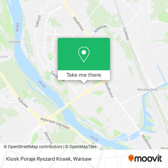 Kiosk Poraje Ryszard Kosek map