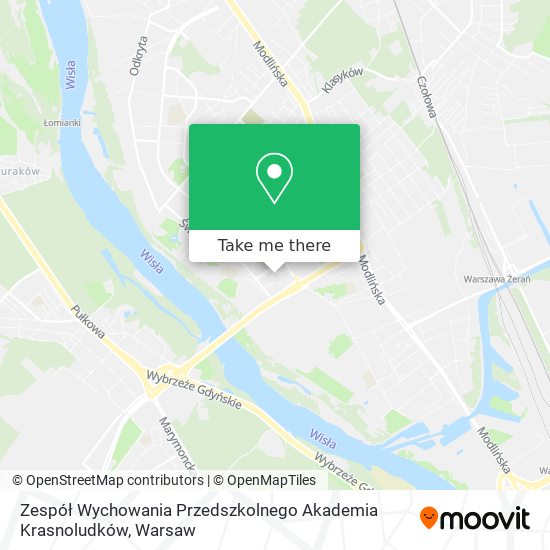 Карта Zespół Wychowania Przedszkolnego Akademia Krasnoludków