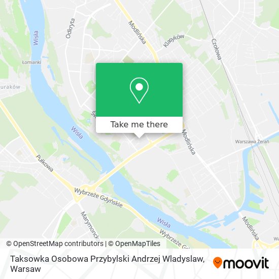 Карта Taksowka Osobowa Przybylski Andrzej Wladyslaw