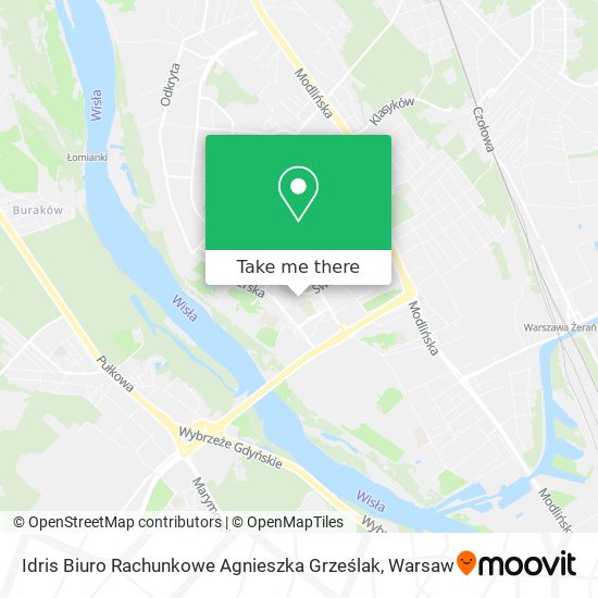 Idris Biuro Rachunkowe Agnieszka Grześlak map