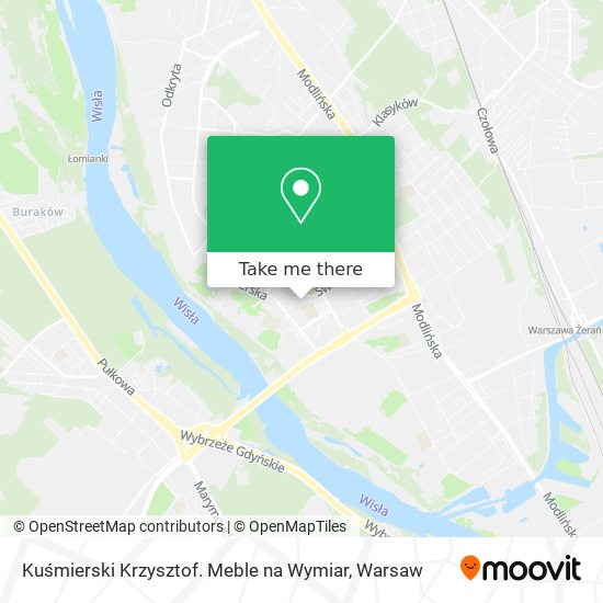 Kuśmierski Krzysztof. Meble na Wymiar map