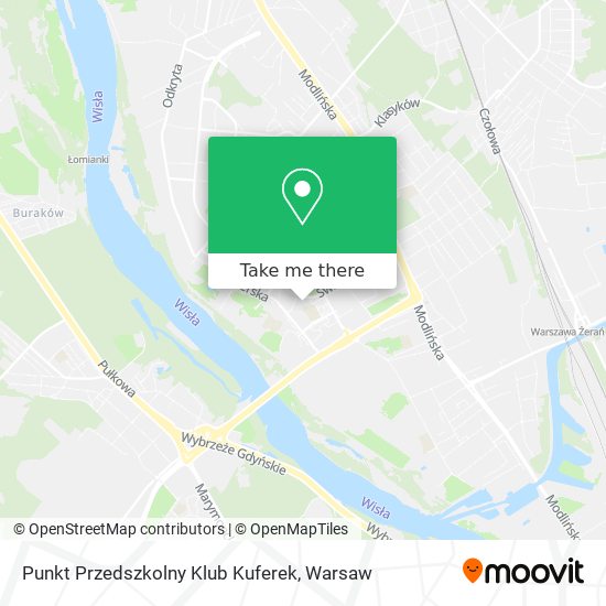 Punkt Przedszkolny Klub Kuferek map