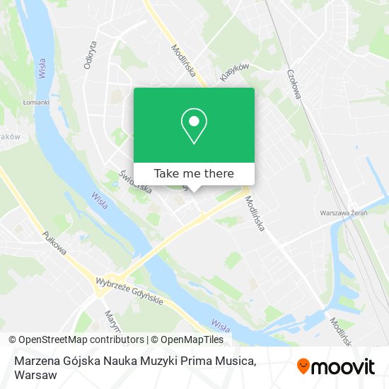 Marzena Gójska Nauka Muzyki Prima Musica map