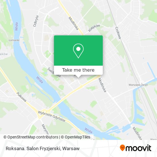 Roksana. Salon Fryzjerski map