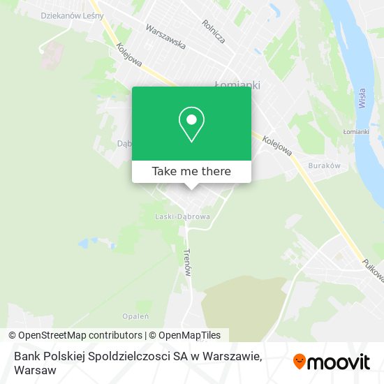 Bank Polskiej Spoldzielczosci SA w Warszawie map