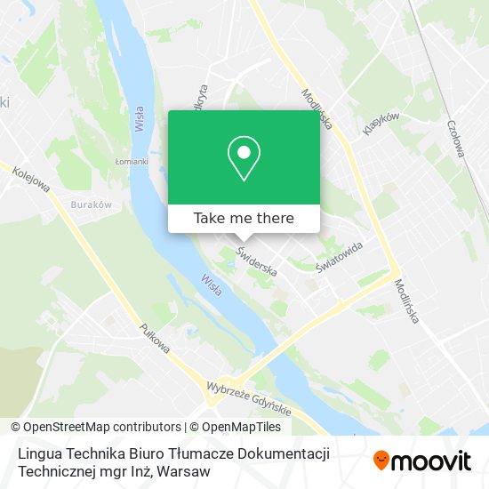 Lingua Technika Biuro Tłumacze Dokumentacji Technicznej mgr Inż map