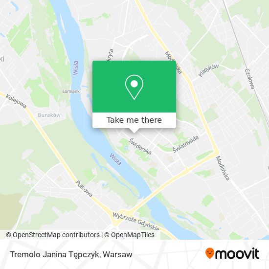 Tremolo Janina Tępczyk map