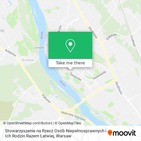 Stowarzyszenie na Rzecz Osób Niepełnosprawnych i Ich Rodzin Razem Łatwiej map