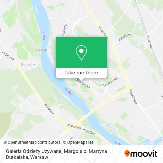 Galeria Odzieży Używanej Margo s.c. Martyna Dutkalska map