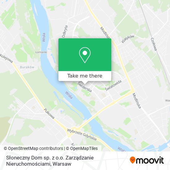 Słoneczny Dom sp. z o.o. Zarządzanie Nieruchomościami map