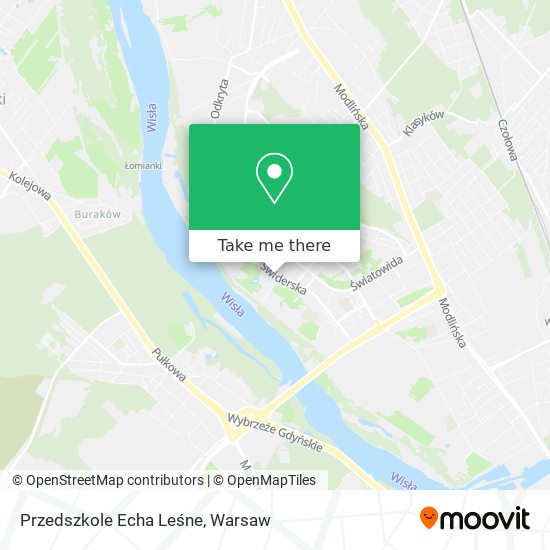 Przedszkole Echa Leśne map