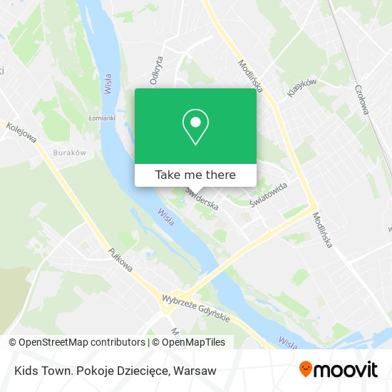 Kids Town. Pokoje Dziecięce map