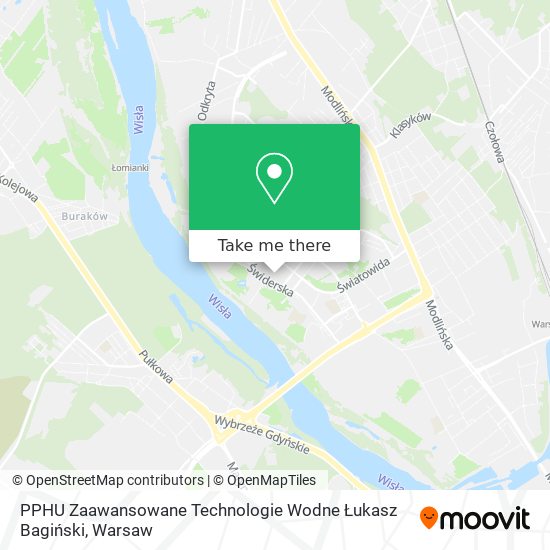 PPHU Zaawansowane Technologie Wodne Łukasz Bagiński map