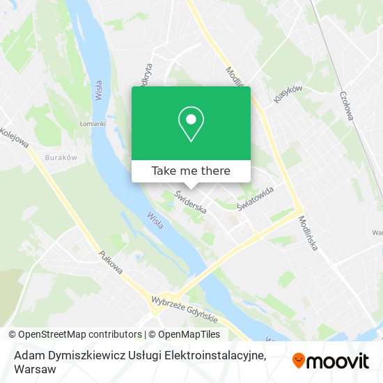 Adam Dymiszkiewicz Usługi Elektroinstalacyjne map