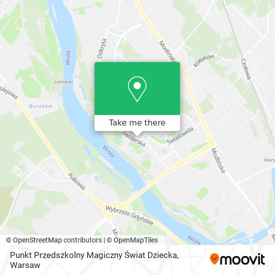 Punkt Przedszkolny Magiczny Świat Dziecka map