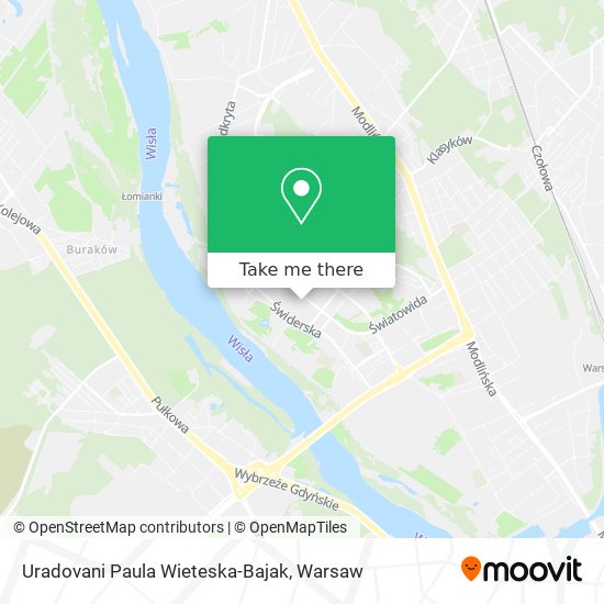 Uradovani Paula Wieteska-Bajak map