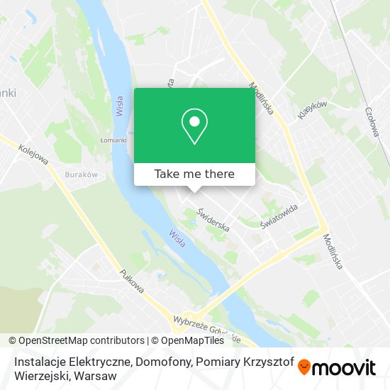 Карта Instalacje Elektryczne, Domofony, Pomiary Krzysztof Wierzejski