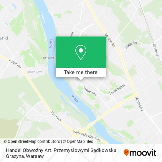 Handel Obwoźny Art. Przemysłowymi Sędkowska Grażyna map