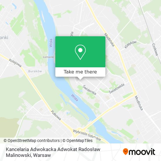 Kancelaria Adwokacka Adwokat Radosław Malinowski map