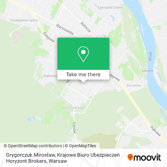 Grygorczuk Mirosław, Krajowe Biuro Ubezpieczeń Horyzont Brokers map