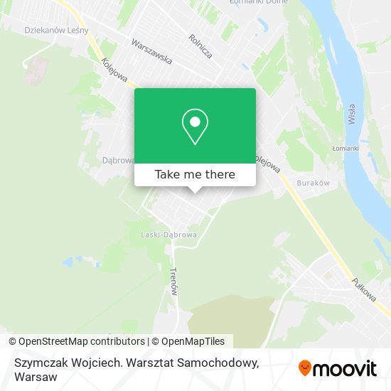 Szymczak Wojciech. Warsztat Samochodowy map