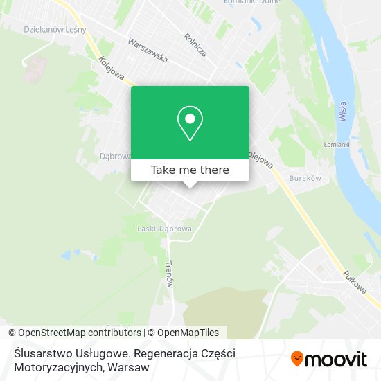 Ślusarstwo Usługowe. Regeneracja Części Motoryzacyjnych map