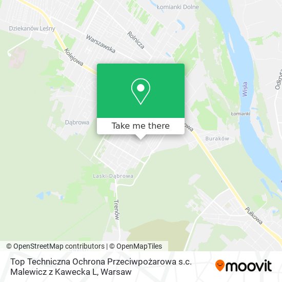 Top Techniczna Ochrona Przeciwpożarowa s.c. Malewicz z Kawecka L map