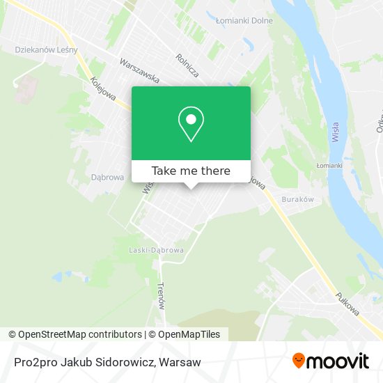 Pro2pro Jakub Sidorowicz map