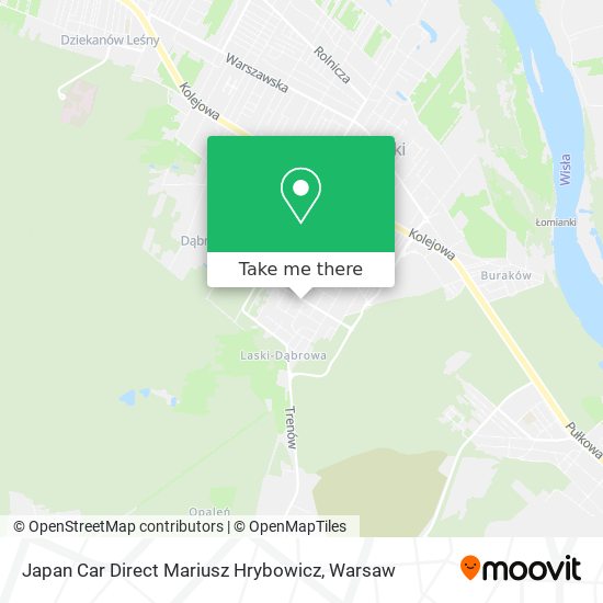 Japan Car Direct Mariusz Hrybowicz map