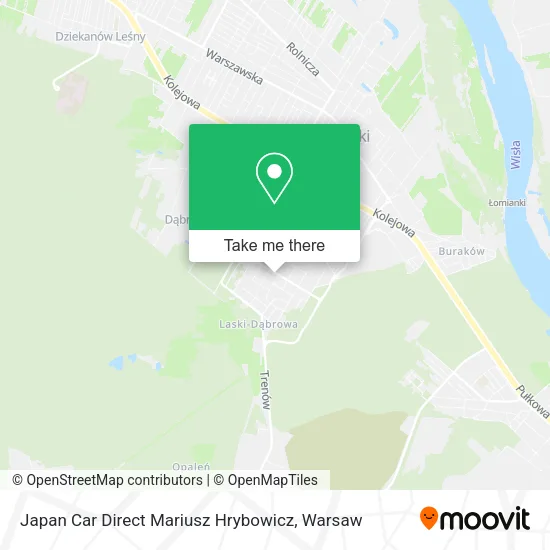 Карта Japan Car Direct Mariusz Hrybowicz