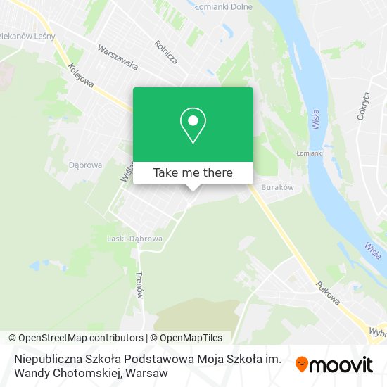 Niepubliczna Szkoła Podstawowa Moja Szkoła im. Wandy Chotomskiej map