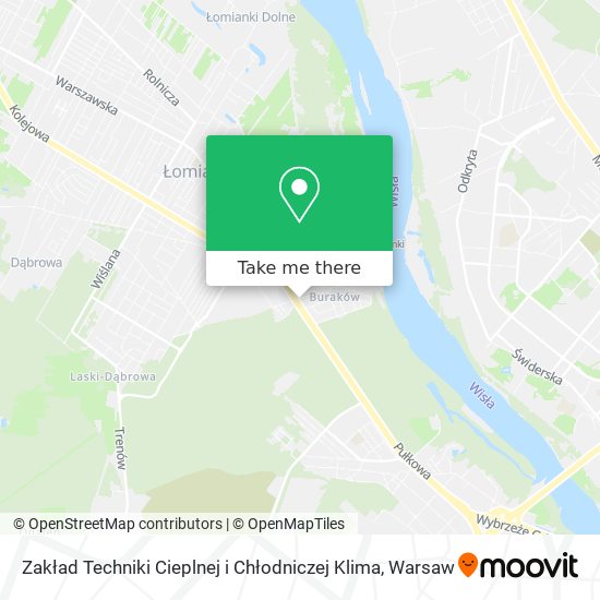 Zakład Techniki Cieplnej i Chłodniczej Klima map