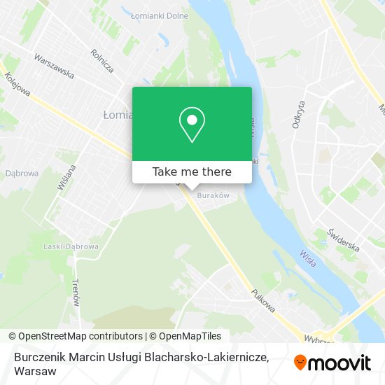 Burczenik Marcin Usługi Blacharsko-Lakiernicze map