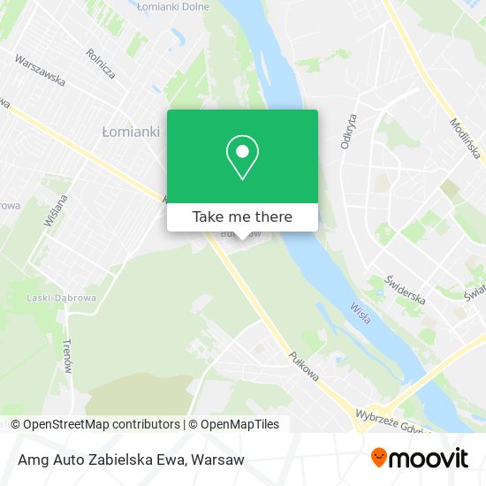 Amg Auto Zabielska Ewa map