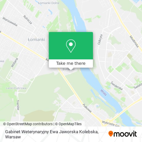 Gabinet Weterynaryjny Ewa Jaworska Kolebska map