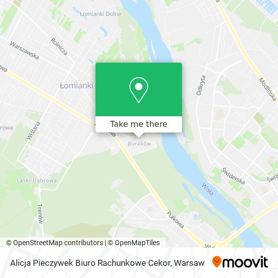 Alicja Pieczywek Biuro Rachunkowe Cekor map