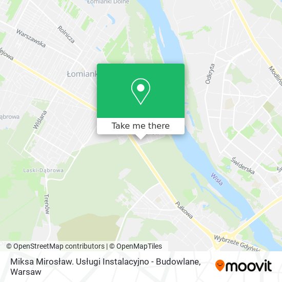 Miksa Mirosław. Usługi Instalacyjno - Budowlane map