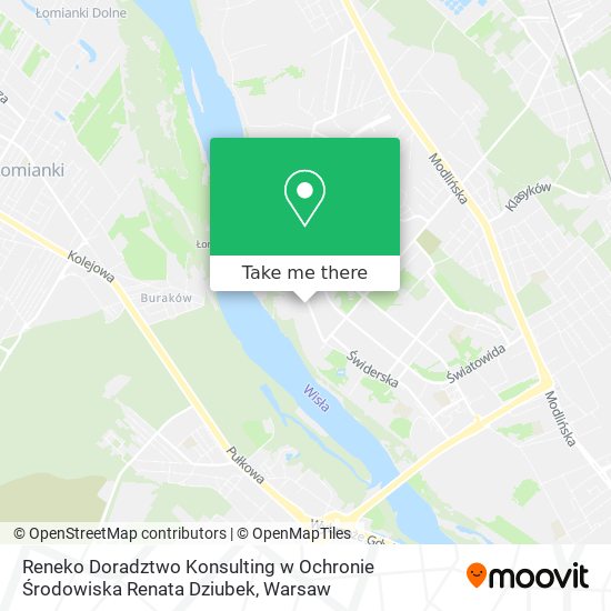 Reneko Doradztwo Konsulting w Ochronie Środowiska Renata Dziubek map