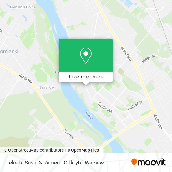 Tekeda Sushi & Ramen - Odkryta map