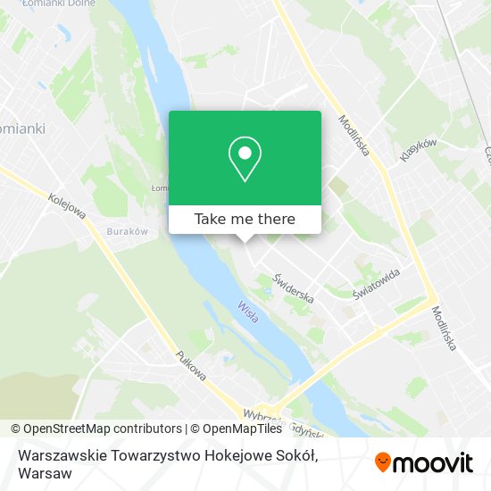 Warszawskie Towarzystwo Hokejowe Sokół map