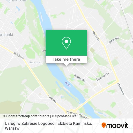 Usługi w Zakresie Logopedii Elżbieta Kamińska map