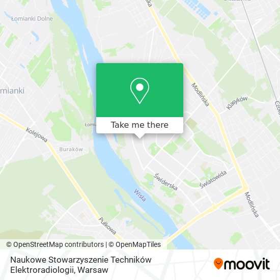 Naukowe Stowarzyszenie Techników Elektroradiologii map