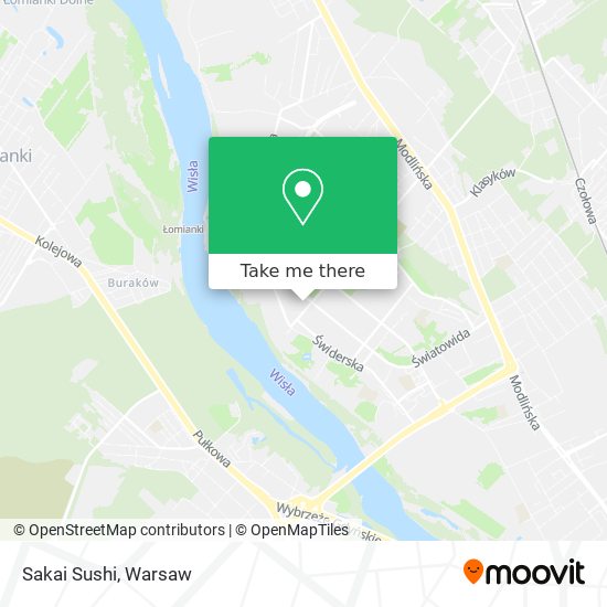 Sakai Sushi map