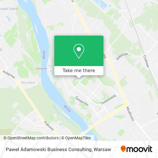 Paweł Adamowski Business Consulting map