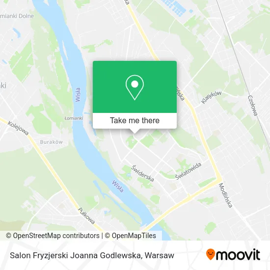 Salon Fryzjerski Joanna Godlewska map