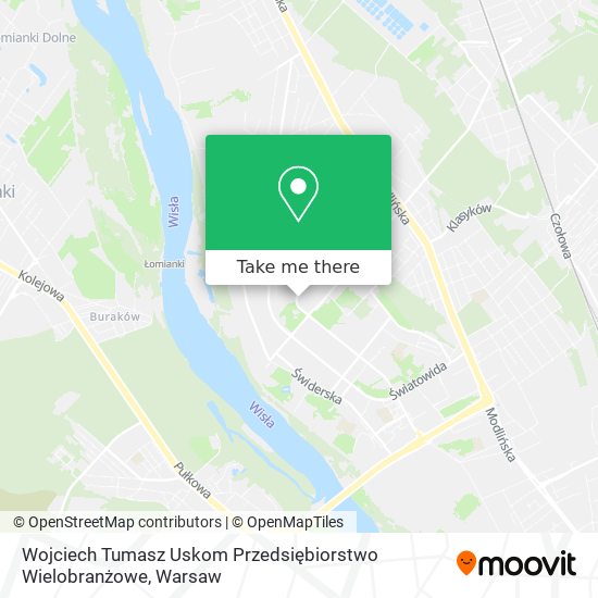 Wojciech Tumasz Uskom Przedsiębiorstwo Wielobranżowe map