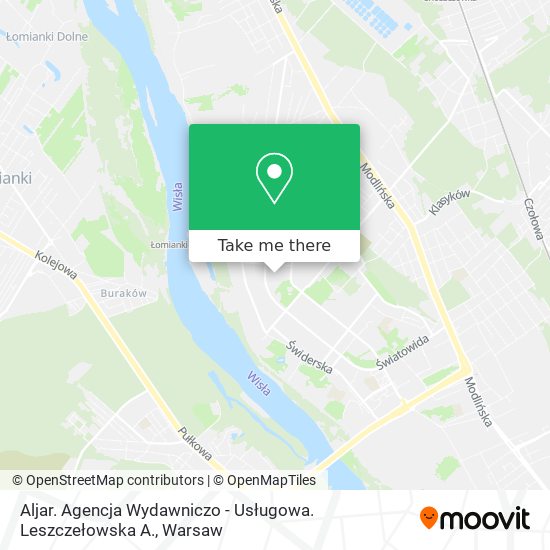 Aljar. Agencja Wydawniczo - Usługowa. Leszczełowska A. map