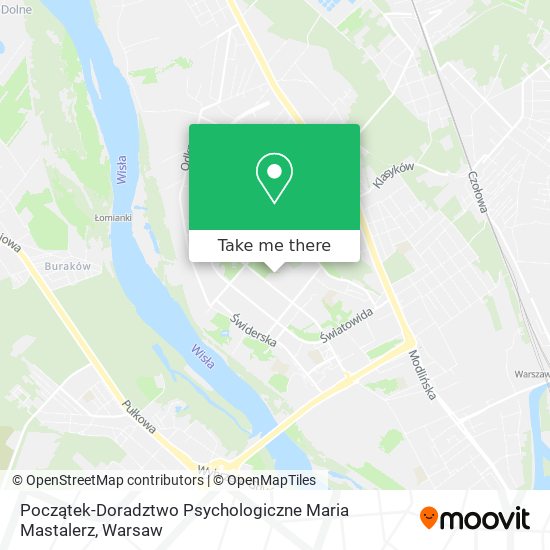 Początek-Doradztwo Psychologiczne Maria Mastalerz map