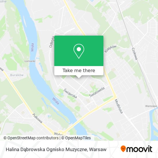 Halina Dąbrowska Ognisko Muzyczne map