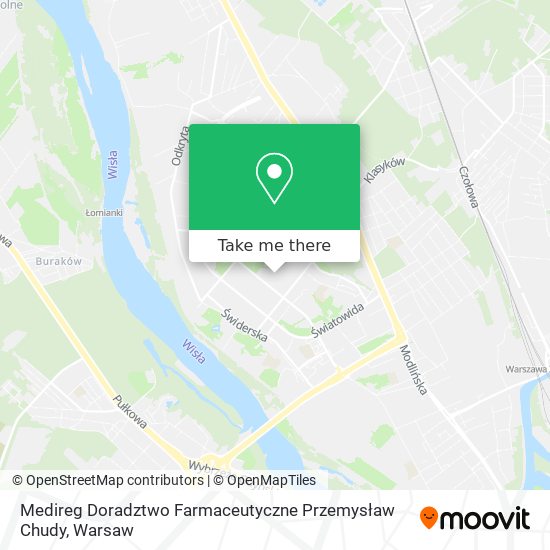 Medireg Doradztwo Farmaceutyczne Przemysław Chudy map